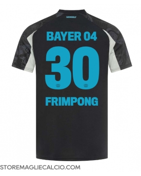 Bayer Leverkusen Jeremie Frimpong #30 Maglia Gara Terza Repliche 2024-25